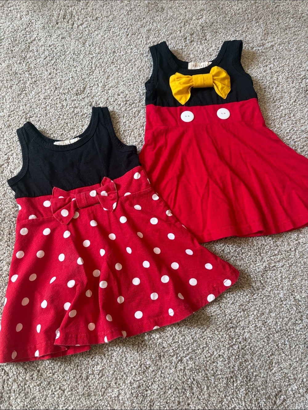 Minnie & Mickey Inspired Kids Dresses